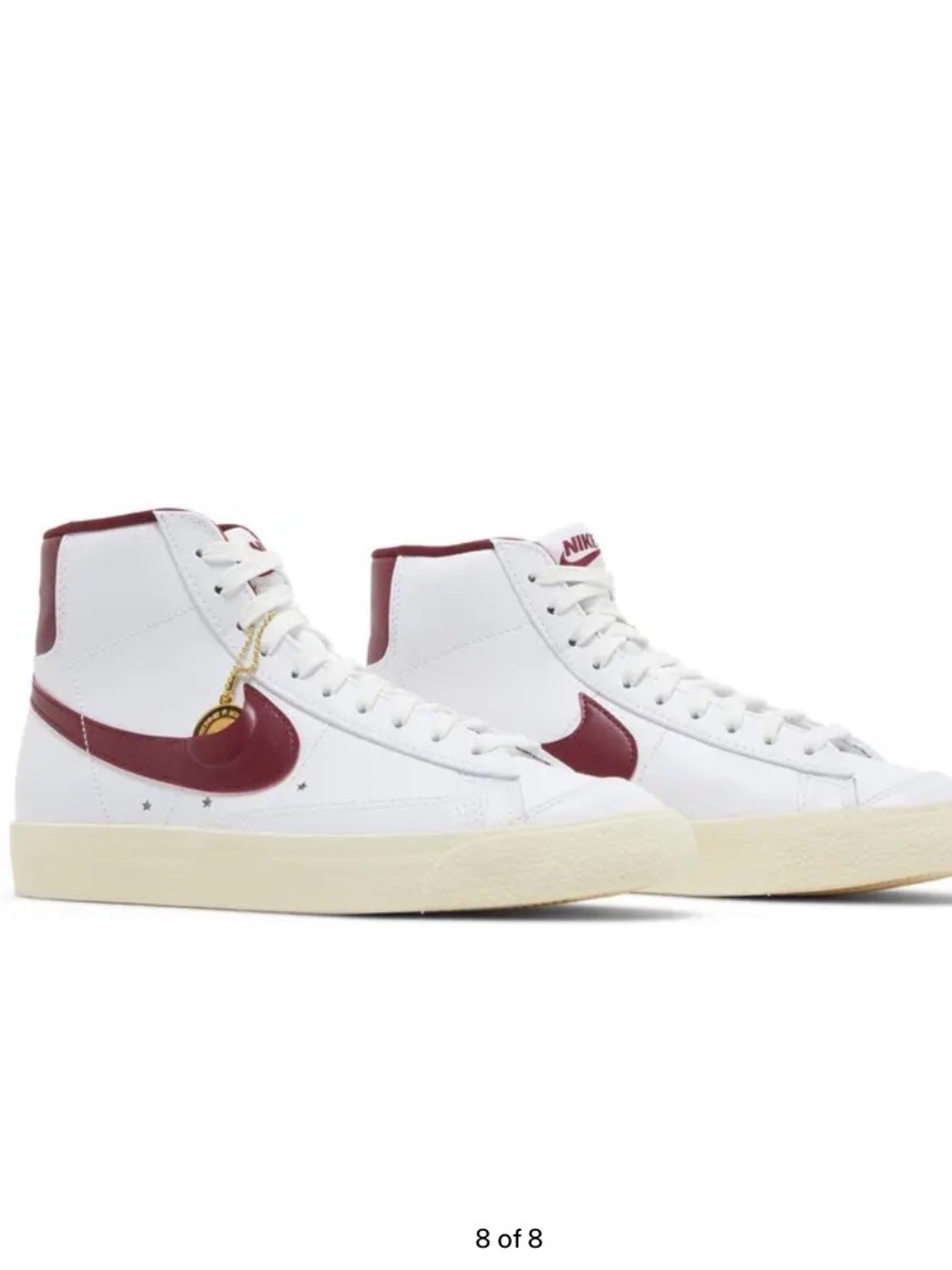 Nike Women’s Size 7 Blazer Mid ‘77 Sisterhood Maroon and Gold